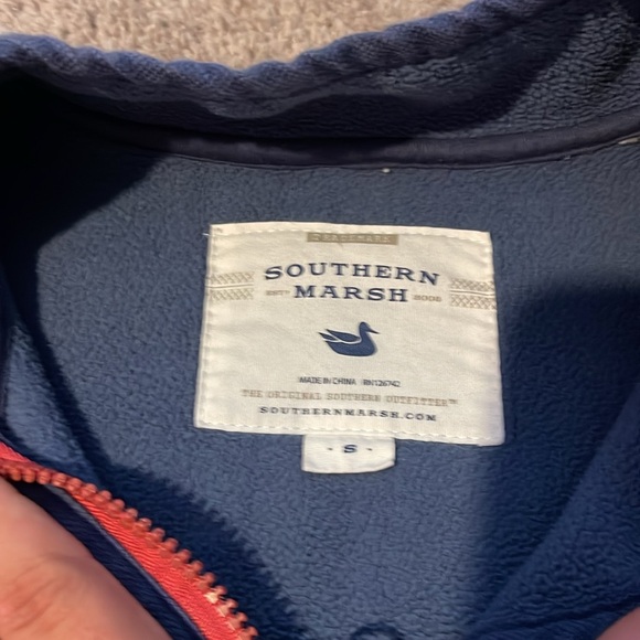 Southern Marsh Long Sleeve Quarter Zip Fleece - Picture 3 of 6